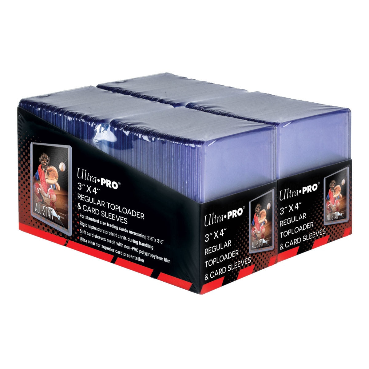 Ultra PRO: Toploader - 3" x 4" (200ct Regular with Card Sleeves) | Gamers Paradise