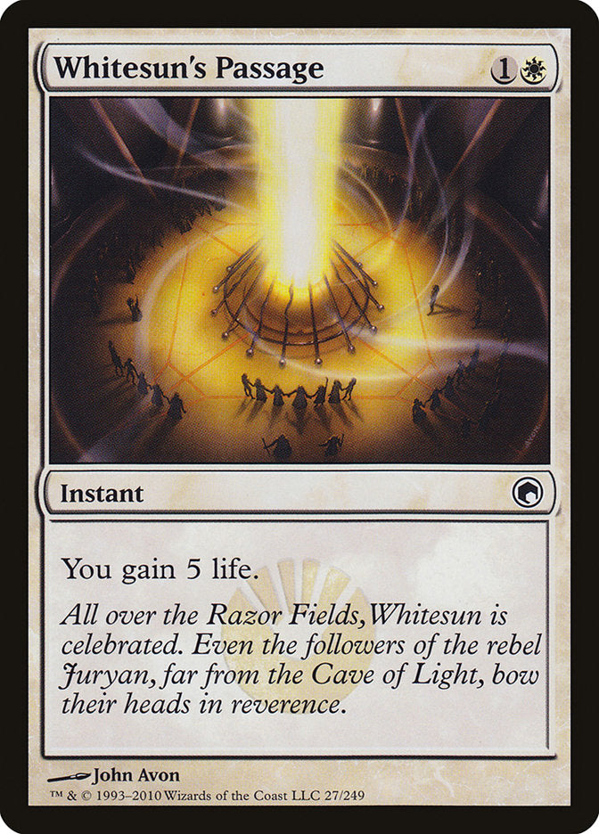 Whitesun's Passage [Scars of Mirrodin] | Gamers Paradise