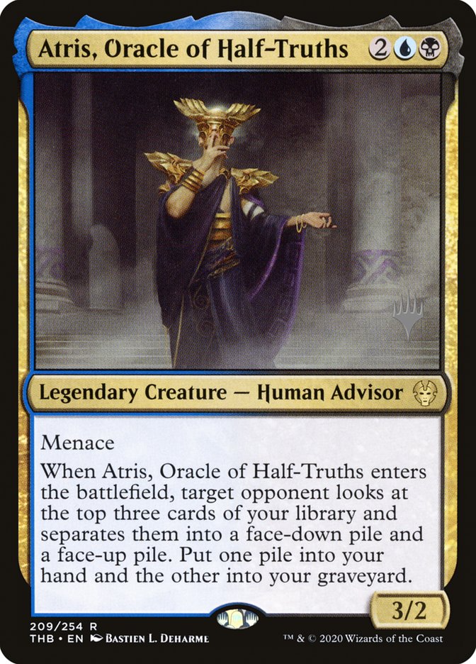 Atris, Oracle of Half-Truths (Promo Pack) [Theros Beyond Death Promos] | Gamers Paradise