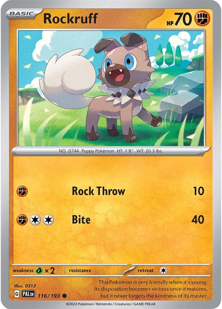 Rockruff (116/193) [Scarlet & Violet: Paldea Evolved] | Gamers Paradise