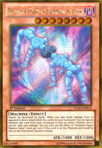 Gimmick Puppet Shadow Feeler [PGLD-EN012] Gold Secret Rare | Gamers Paradise