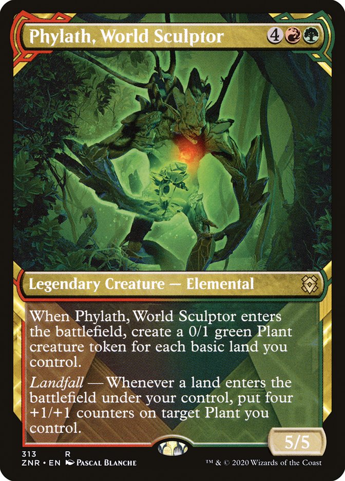 Phylath, World Sculptor (Showcase) [Zendikar Rising] | Gamers Paradise