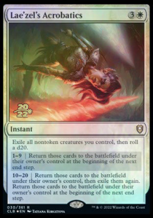 Lae'zel's Acrobatics [Commander Legends: Battle for Baldur's Gate Prerelease Promos] | Gamers Paradise