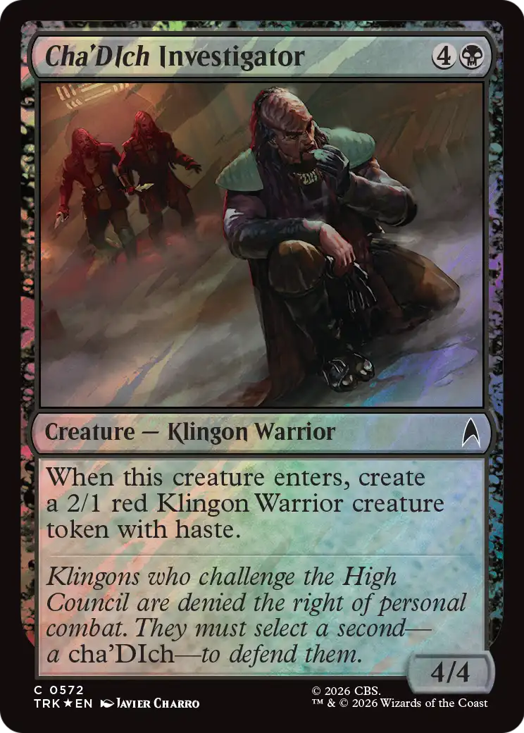 Cha'Dich Investigator (Surge Foil) [Star Trek] | Gamers Paradise