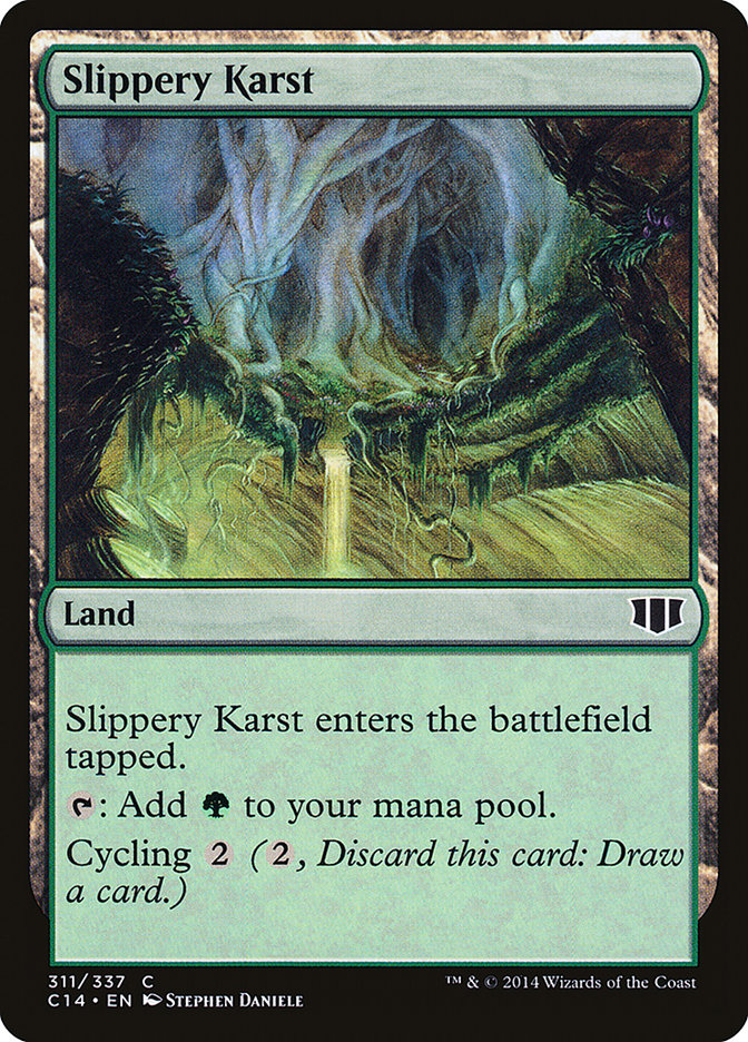 Slippery Karst [Commander 2014] | Gamers Paradise