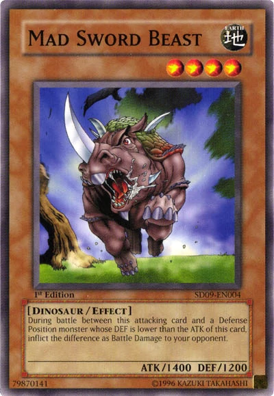 Mad Sword Beast [SD09-EN004] Common | Gamers Paradise