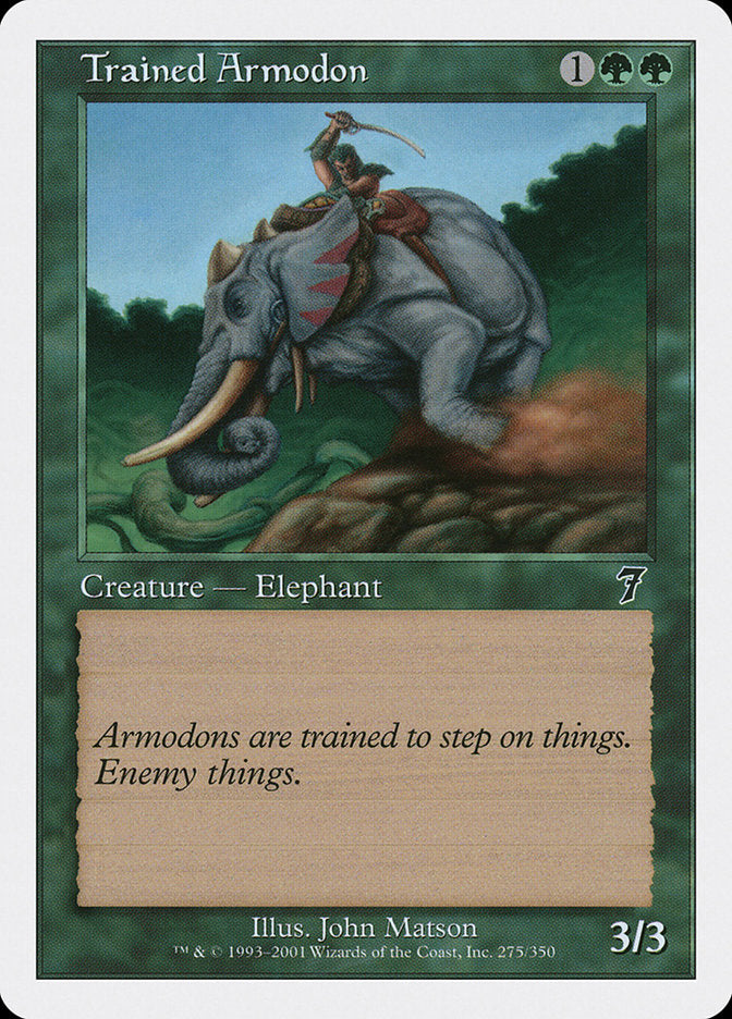 Trained Armodon [Seventh Edition] | Gamers Paradise