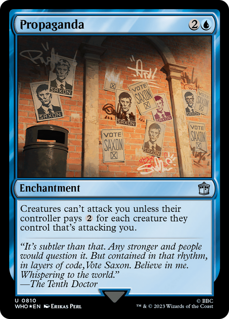 Propaganda (Surge Foil) [Doctor Who] | Gamers Paradise