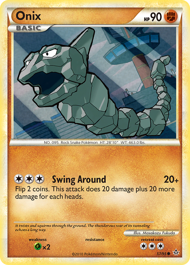 Onix (57/95) [HeartGold & SoulSilver: Unleashed] | Gamers Paradise