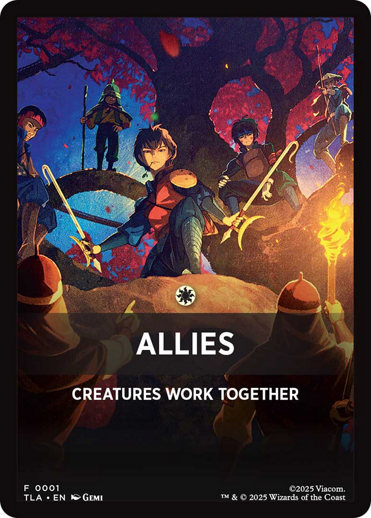 Allies Theme Card [Avatar: The Last Airbender: Eternal-Legal] | Gamers Paradise