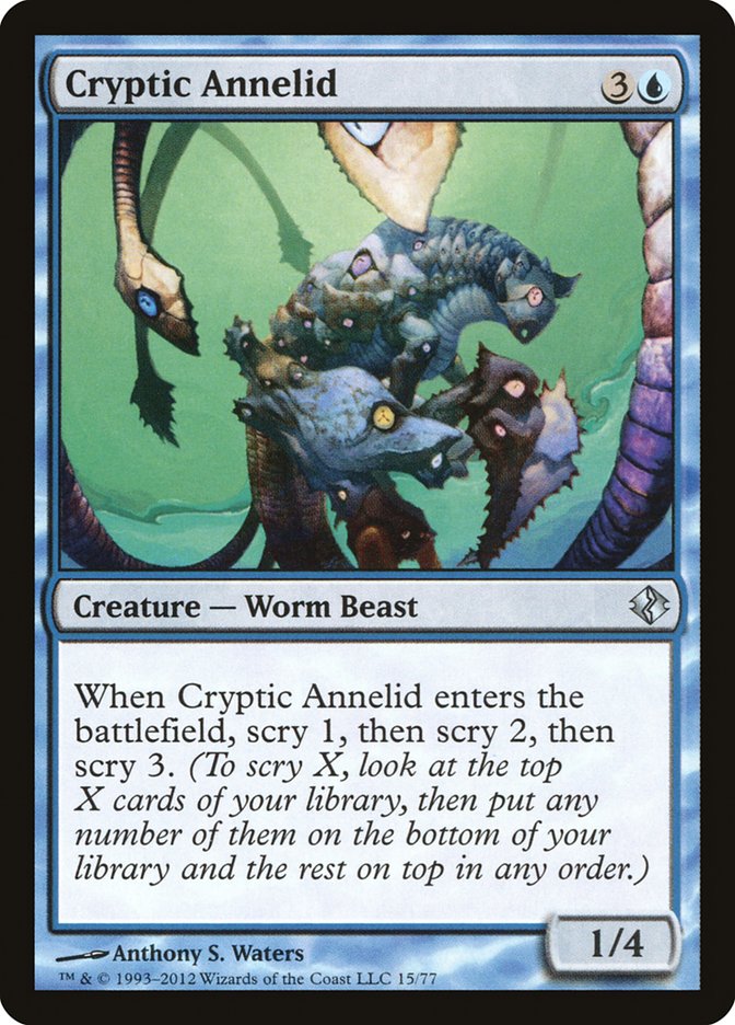 Cryptic Annelid [Duel Decks: Venser vs. Koth] | Gamers Paradise