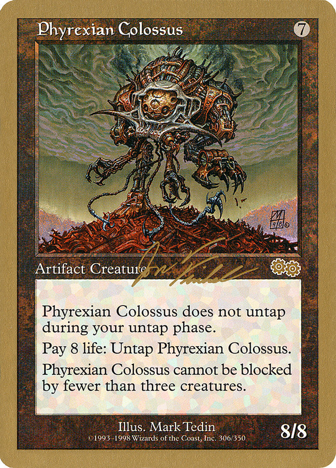 Phyrexian Colossus (Jon Finkel) [World Championship Decks 2000] | Gamers Paradise