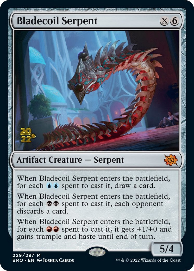 Bladecoil Serpent [The Brothers' War Prerelease Promos] | Gamers Paradise