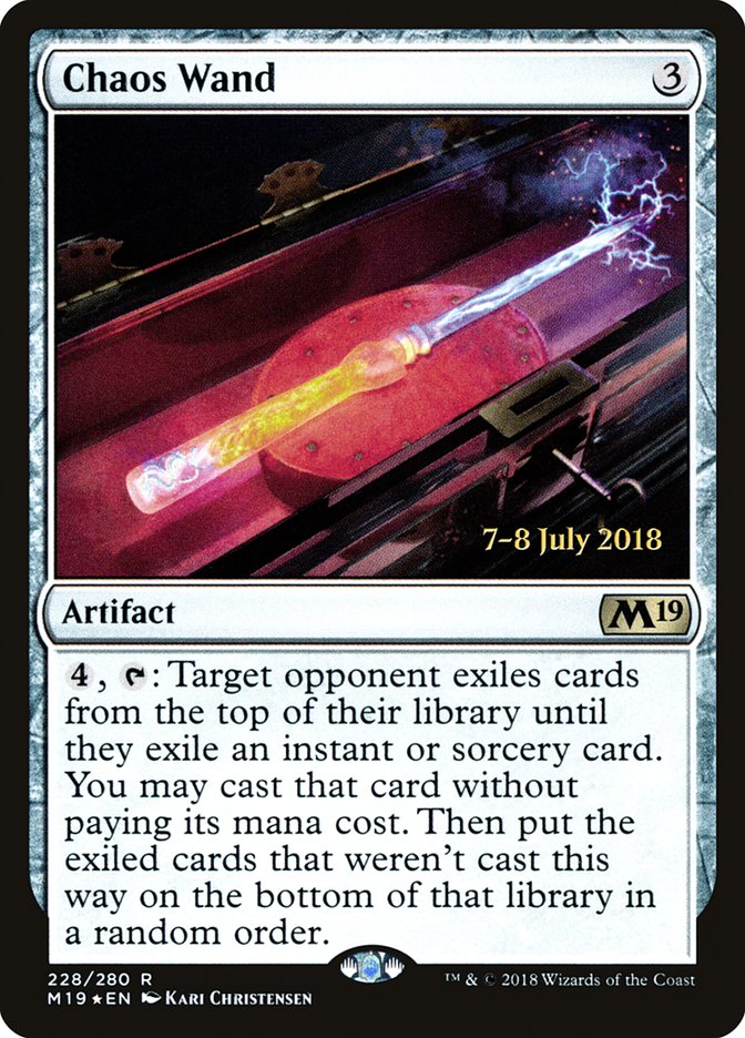 Chaos Wand [Core Set 2019 Prerelease Promos] | Gamers Paradise