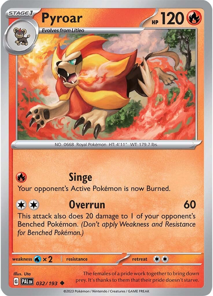 Pyroar (032/193) [Scarlet & Violet: Paldea Evolved] | Gamers Paradise