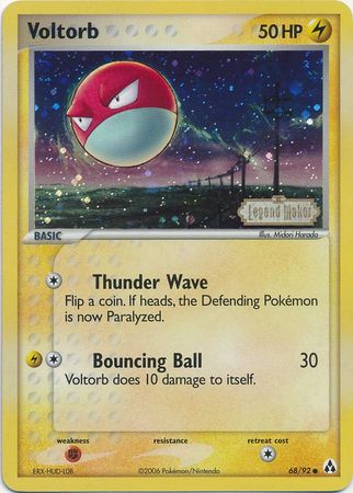 Voltorb (68/92) (Stamped) [EX: Legend Maker] | Gamers Paradise