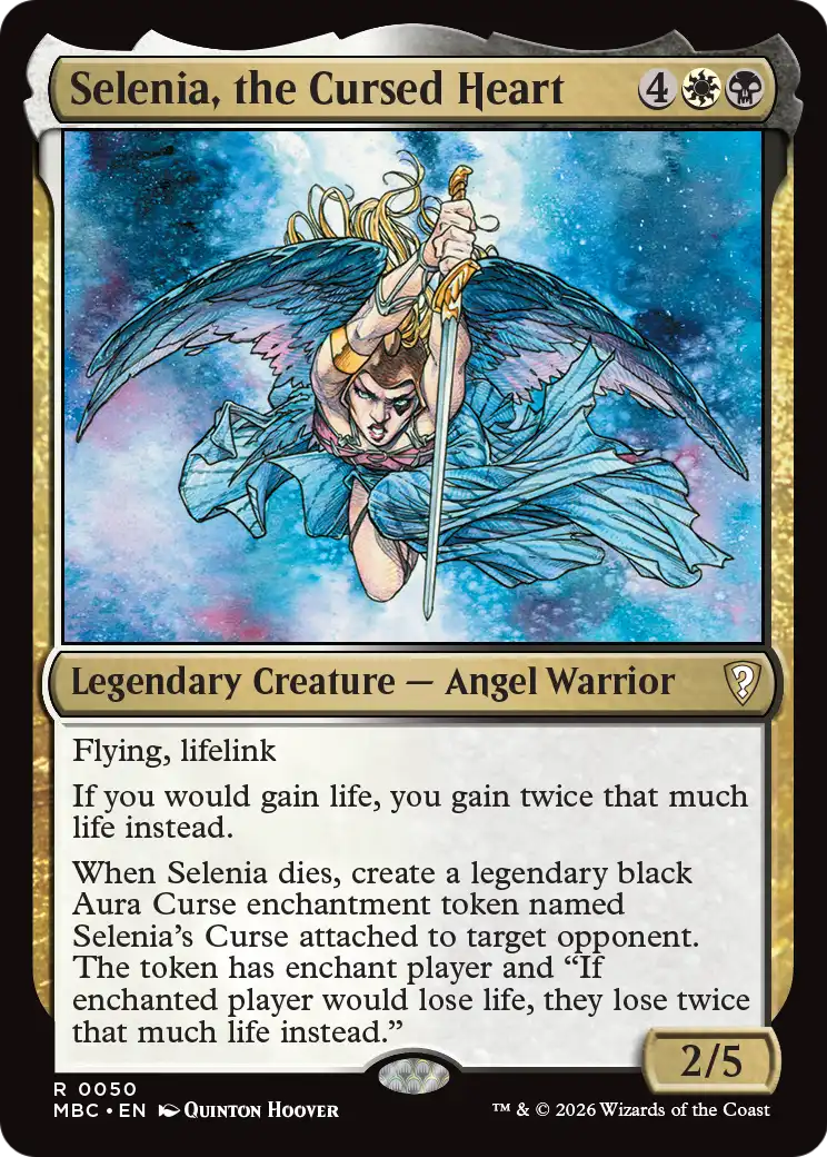 Selenia, the Cursed Heart [Mystery Booster: Commander Edition] | Gamers Paradise