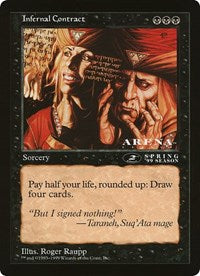 Infernal Contract (Oversized) [Oversize Cards] | Gamers Paradise