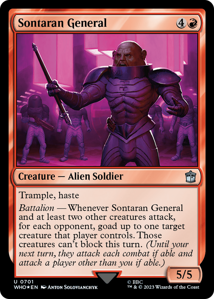 Sontaran General (Surge Foil) [Doctor Who] | Gamers Paradise