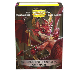 Dragon Shield: Standard 100ct Art Sleeves - Valentine Dragon (2020) | Gamers Paradise