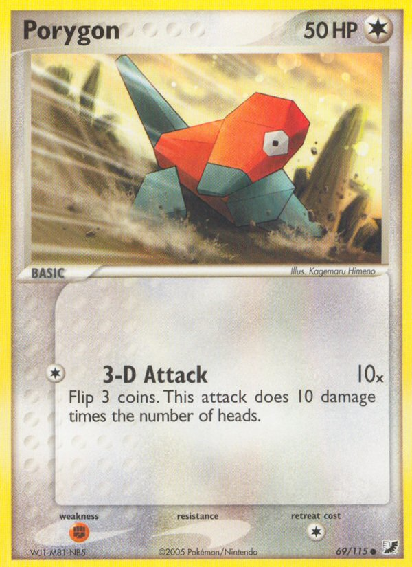 Porygon (69/115) [EX: Unseen Forces] | Gamers Paradise