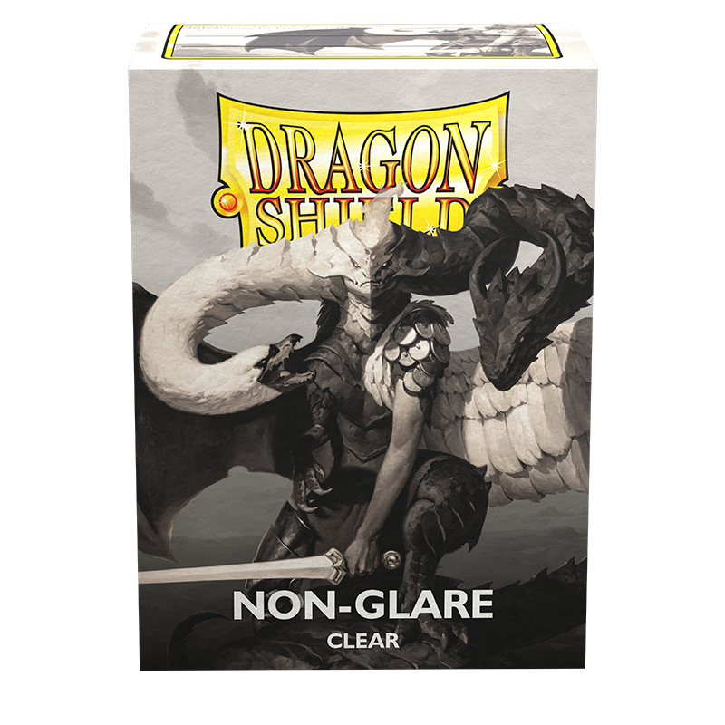 Dragon Shield: Standard 100ct Sleeves - Clear (Non-Glare Matte) | Gamers Paradise