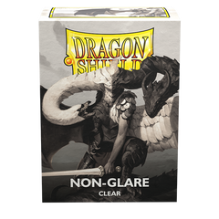Dragon Shield: Standard 100ct Sleeves - Clear (Non-Glare Matte) | Gamers Paradise