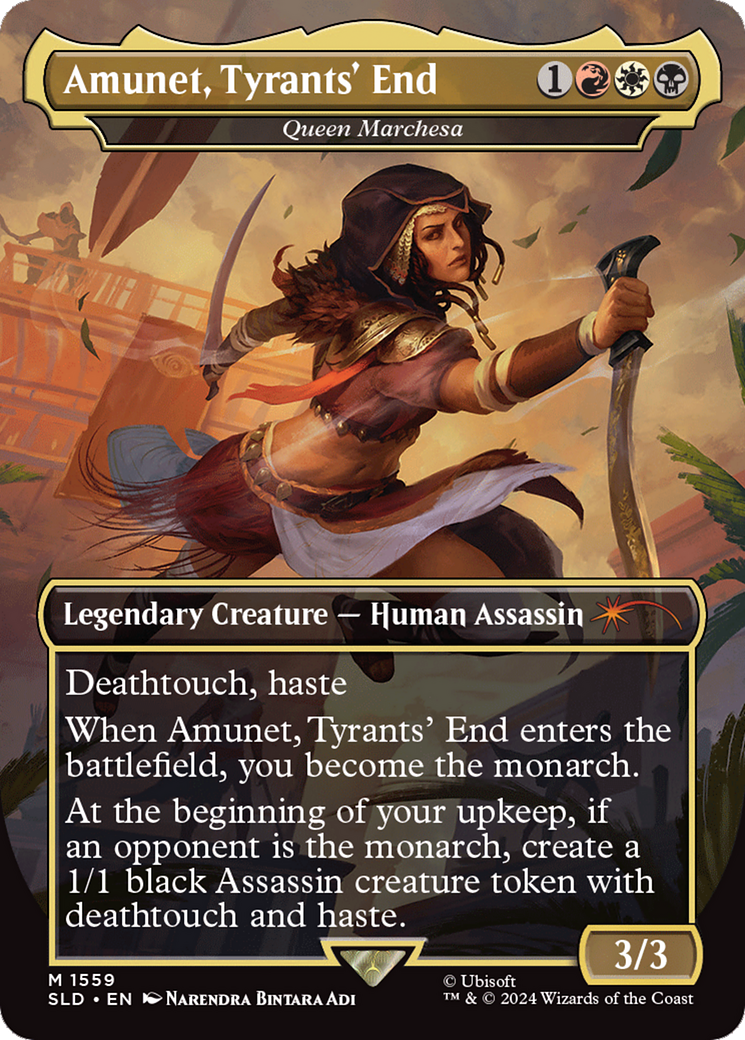 Amunet, Tyrants' End - Queen Marchesa (Rainbow Foil) [Secret Lair Drop Series] | Gamers Paradise