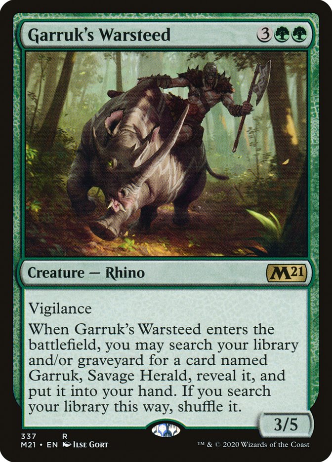 Garruk's Warsteed [Core Set 2021] | Gamers Paradise