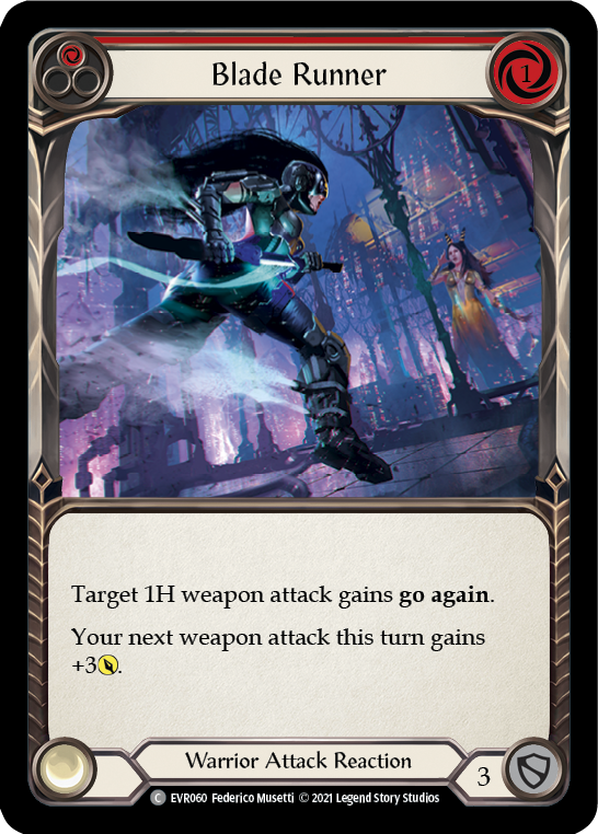 Blade Runner (Red) [EVR060] (Everfest)  1st Edition Rainbow Foil | Gamers Paradise