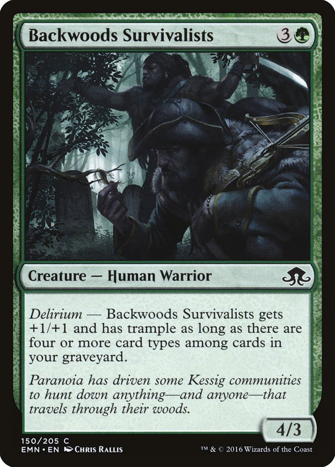 Backwoods Survivalists [Eldritch Moon] | Gamers Paradise
