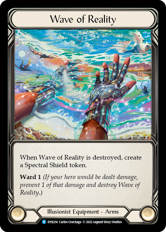 Wave of Reality [DYN214] (Dynasty)  Rainbow Foil | Gamers Paradise