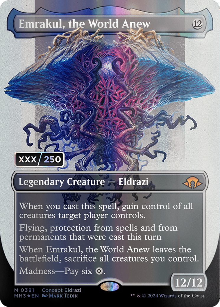 Emrakul, the World Anew (Borderless) (Serial Numbered) [Modern Horizons 3] | Gamers Paradise