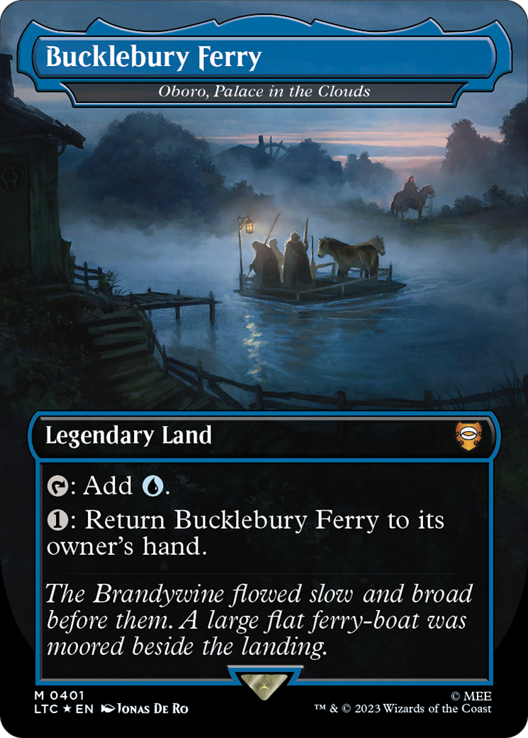 Bucklebury Ferry - Oboro, Palace in the Clouds (Surge Foil Realms and Relics) [The Lord of the Rings: Tales of Middle-Earth Commander] | Gamers Paradise