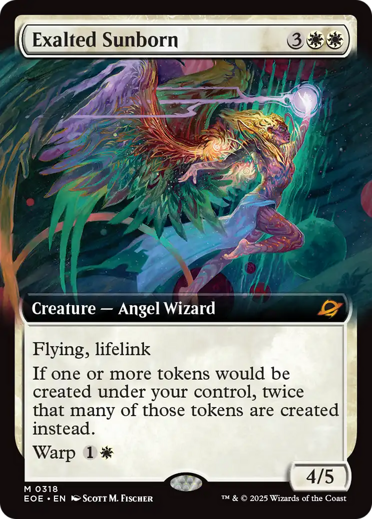Exalted Sunborn (Extended Art) [Edge of Eternities] | Gamers Paradise