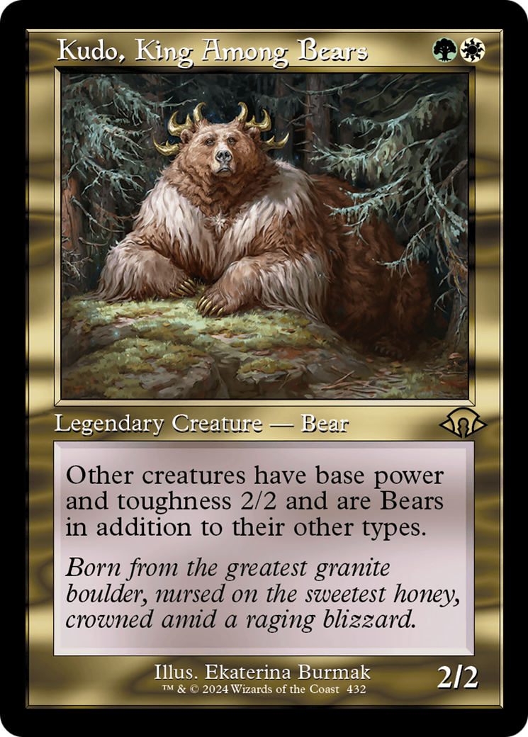 Kudo, King Among Bears (Retro) [Modern Horizons 3] | Gamers Paradise