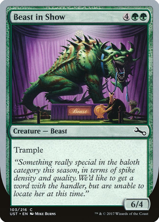 Beast in Show ("Something really special...") [Unstable] | Gamers Paradise