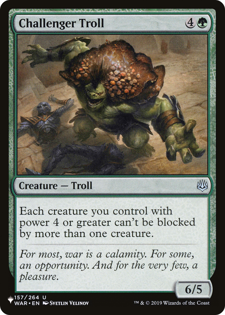 Challenger Troll [The List Reprints] | Gamers Paradise