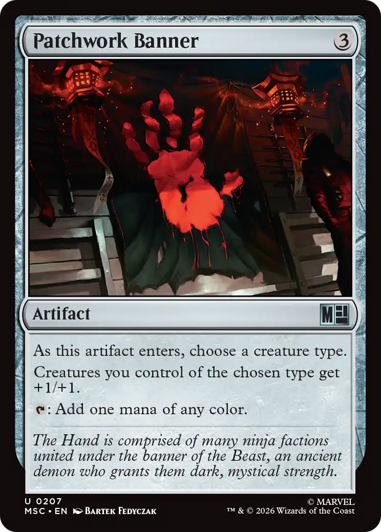 Patchwork Banner (Surge Foil) [Marvel Super Heroes Commander] | Gamers Paradise