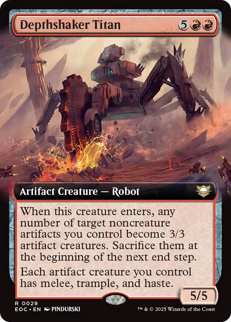 Depthshaker Titan (Extended Art) [Edge of Eternities Commander] | Gamers Paradise