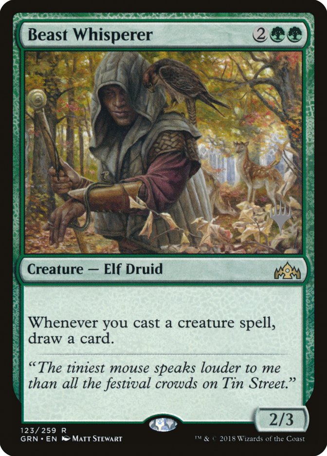 Beast Whisperer (Promo Pack) [Guilds of Ravnica Promos] | Gamers Paradise