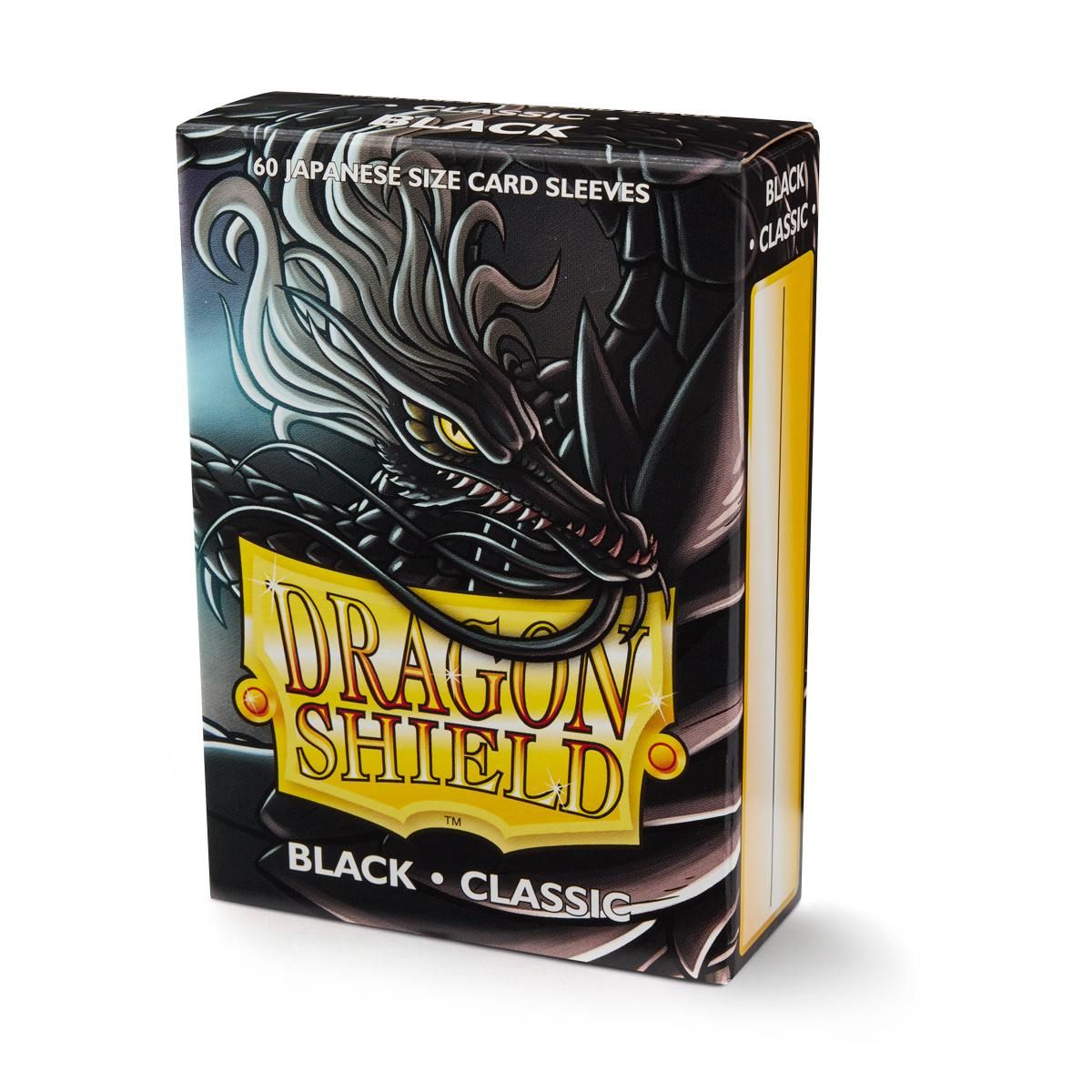 Dragon Shield: Japanese Size 60ct Sleeves - Black (Classic) | Gamers Paradise