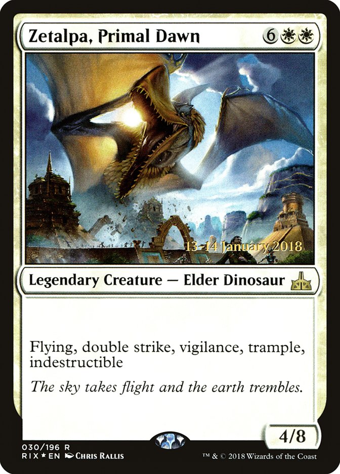 Zetalpa, Primal Dawn [Rivals of Ixalan Prerelease Promos] | Gamers Paradise