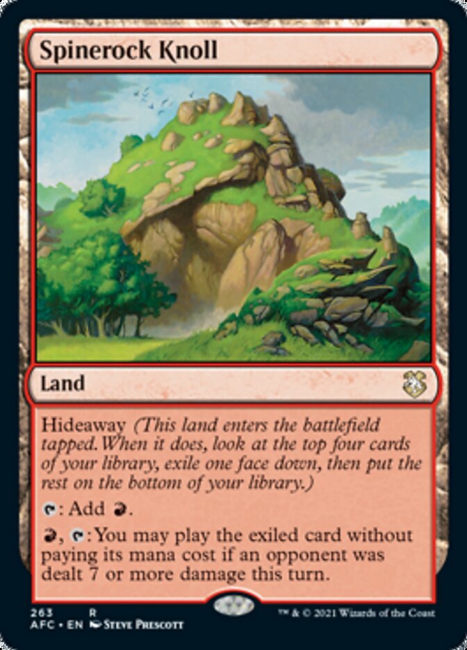 Spinerock Knoll [Dungeons & Dragons: Adventures in the Forgotten Realms Commander] | Gamers Paradise