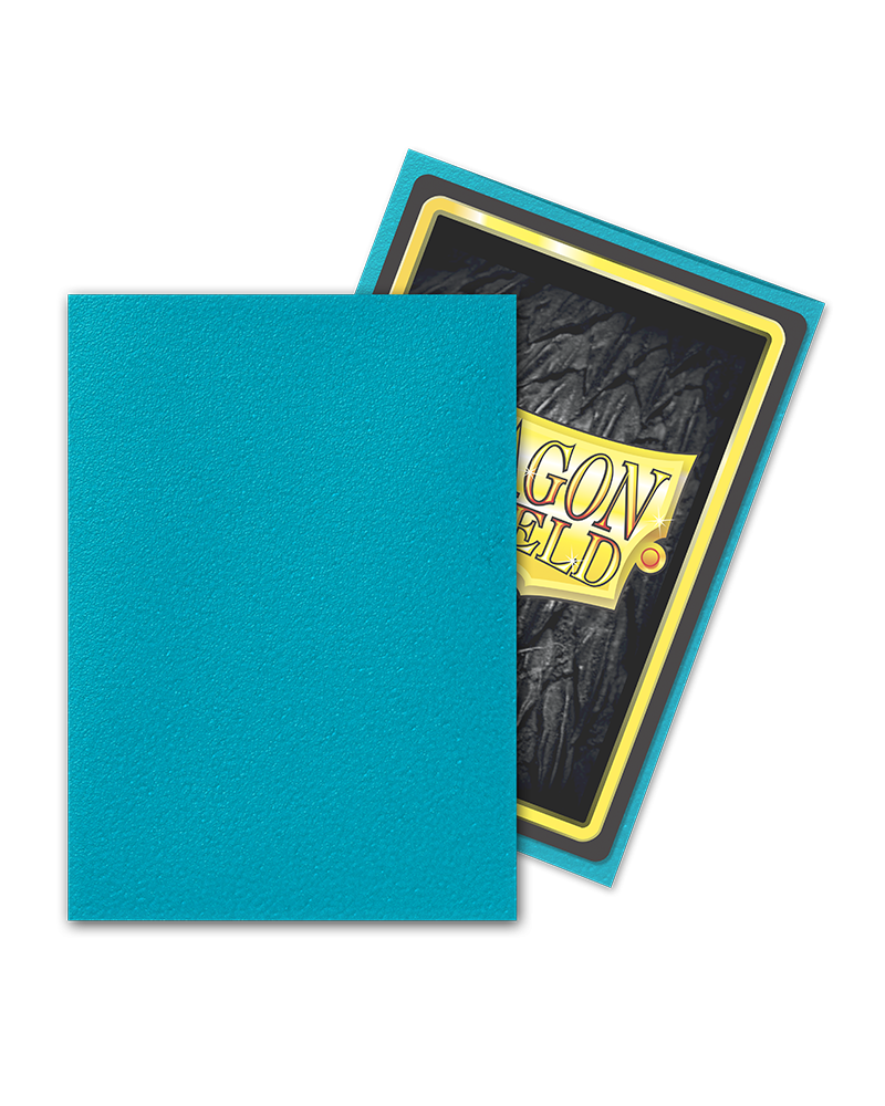 Dragon Shield: Standard 100ct Sleeves - Turquoise (Matte) | Gamers Paradise
