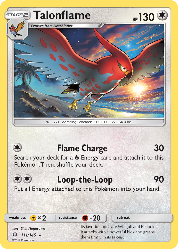 Talonflame (111/145) [Sun & Moon: Guardians Rising] | Gamers Paradise