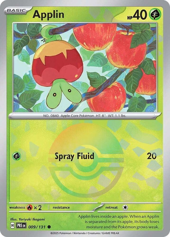 Applin (009/131) (Poke Ball Pattern) [Scarlet & Violet: Prismatic Evolutions] | Gamers Paradise