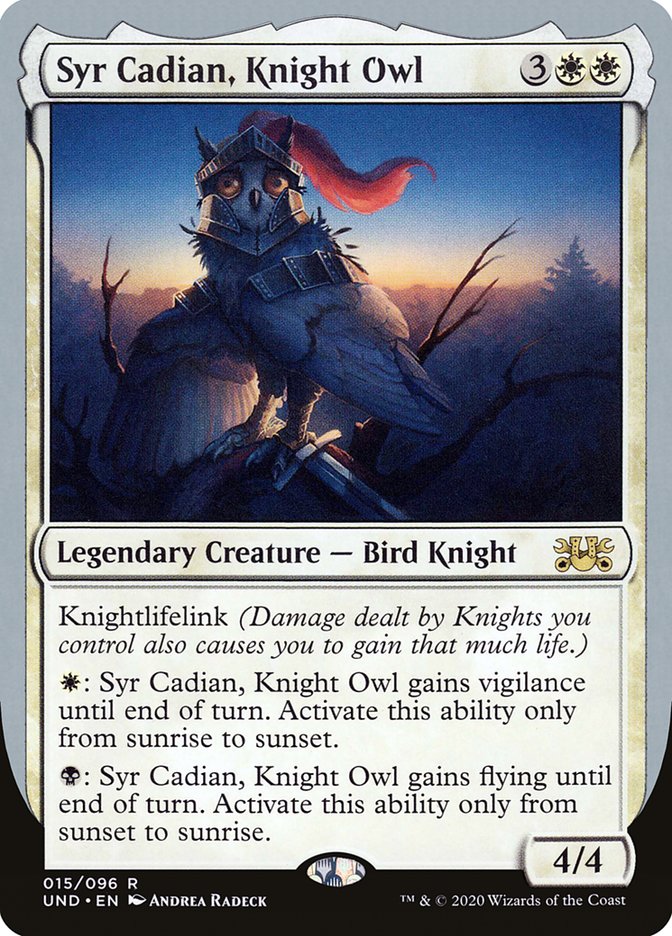 Syr Cadian, Knight Owl [Unsanctioned] | Gamers Paradise