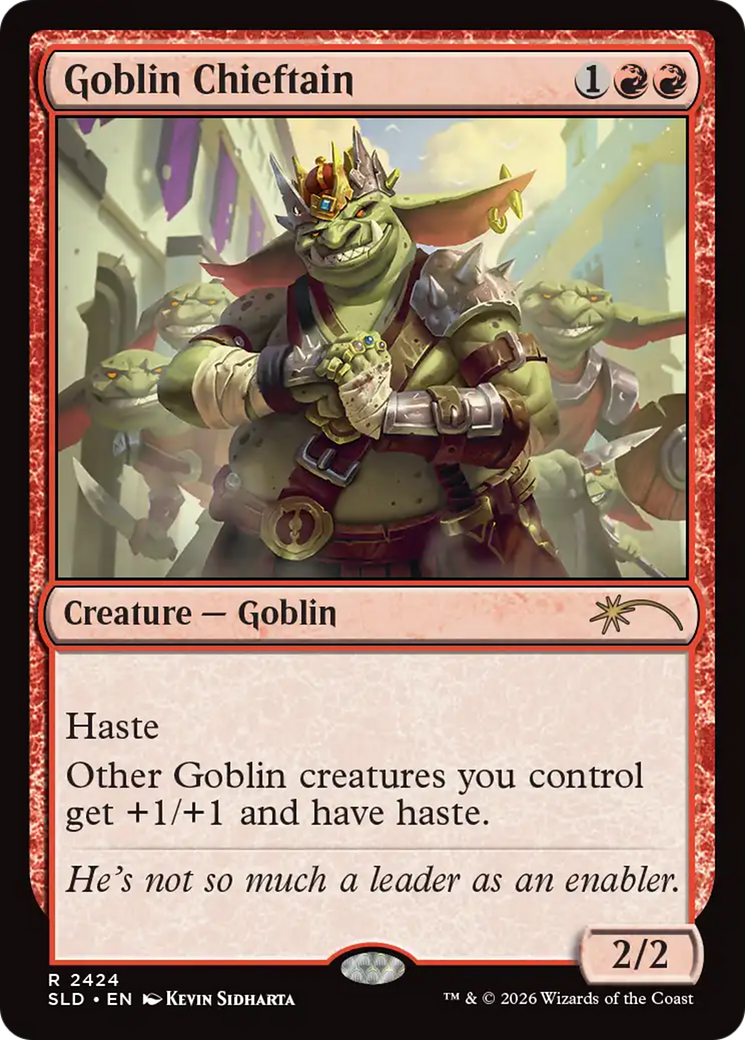 Goblin Chieftain (2424) [Secret Lair Drop Series] | Gamers Paradise