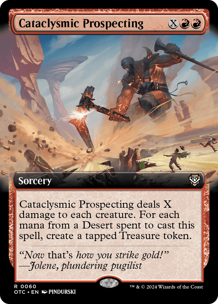 Cataclysmic Prospecting (Extended Art) [Outlaws of Thunder Junction Commander] | Gamers Paradise